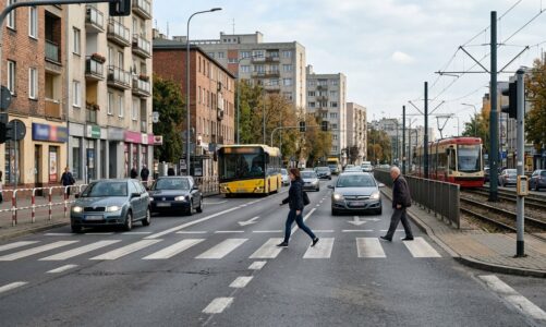 Katowice: Funkcjonariusze prowadzą działania „Bezpieczny pieszy”
