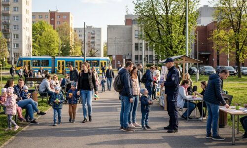 Katowiccy policjanci edukowali mieszkańców podczas festynów z okazji Dnia Dziecka