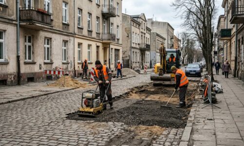 Modernizacja nawierzchni ulicy Rolniczej w Łodzi