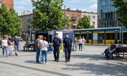 Katowiccy policjanci edukowali mieszkańców podczas festynów z okazji Dnia Dziecka