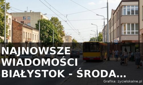 Najnowsze wiadomości Białystok – Środa 29.07.2026