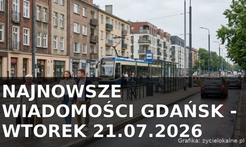 Najnowsze wiadomości Gdańsk – Wtorek 21.07.2026
