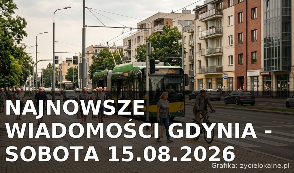 Najnowsze wiadomości Gdynia – Sobota 15.08.2026