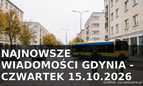Najnowsze wiadomości Gdynia – Czwartek 15.10.2026