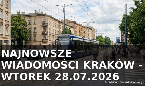 Najnowsze wiadomości Kraków – Wtorek 28.07.2026