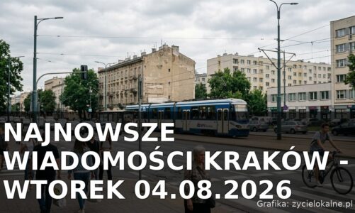 Najnowsze wiadomości Kraków – Wtorek 04.08.2026