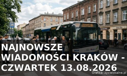 Najnowsze wiadomości Kraków – Czwartek 13.08.2026