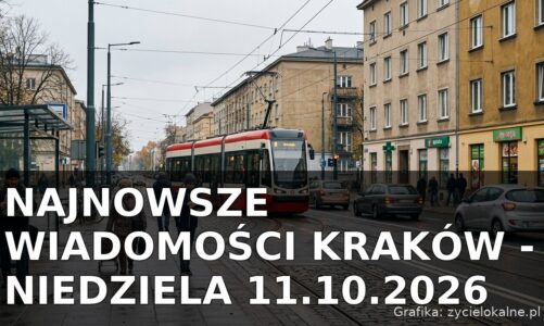 Najnowsze wiadomości Kraków – Niedziela 11.10.2026