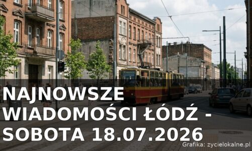 Najnowsze wiadomości Łódź – Sobota 18.07.2026
