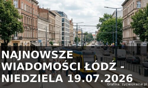 Najnowsze wiadomości Łódź – Niedziela 19.07.2026
