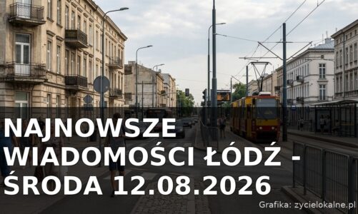 Najnowsze wiadomości Łódź – Środa 12.08.2026
