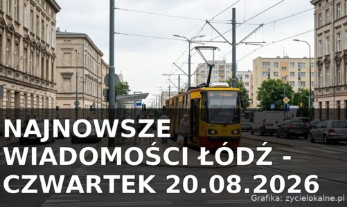 Najnowsze wiadomości Łódź – Czwartek 20.08.2026