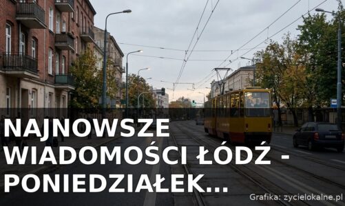 Najnowsze wiadomości Łódź – Poniedziałek 07.09.2026