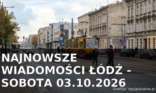 Najnowsze wiadomości Łódź – Sobota 03.10.2026