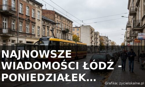 Najnowsze wiadomości Łódź – Poniedziałek 12.10.2026