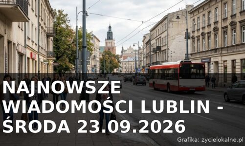 Najnowsze wiadomości Lublin – Środa 23.09.2026