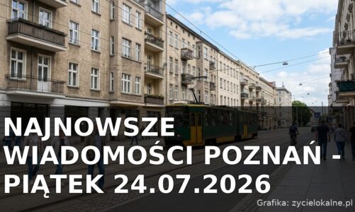 Najnowsze wiadomości Poznań – Piątek 24.07.2026