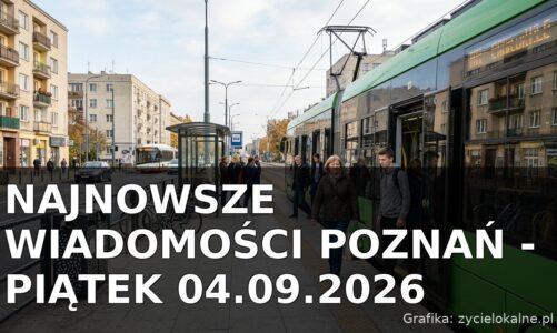 Najnowsze wiadomości Poznań – Piątek 04.09.2026