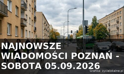 Najnowsze wiadomości Poznań – Sobota 05.09.2026