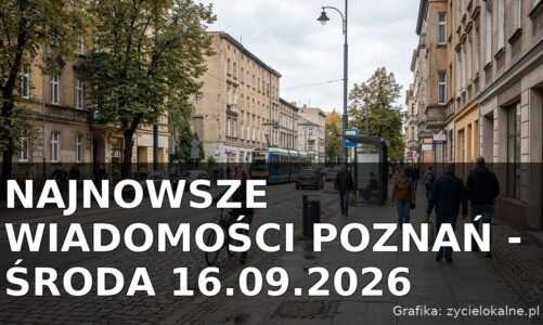 Najnowsze wiadomości Poznań – Środa 16.09.2026