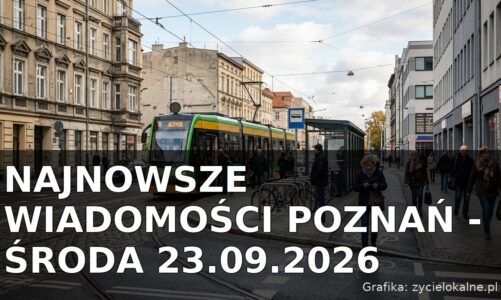 Najnowsze wiadomości Poznań – Środa 23.09.2026