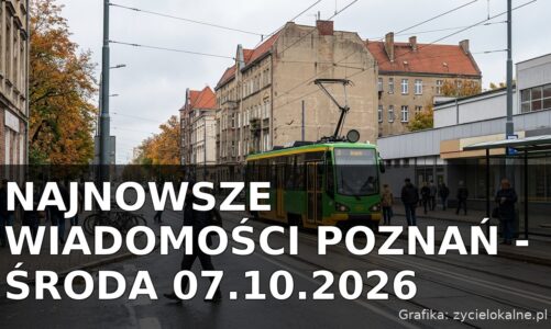 Najnowsze wiadomości Poznań – Środa 07.10.2026