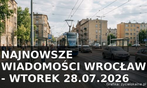 Najnowsze wiadomości Wrocław – Wtorek 28.07.2026