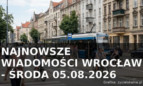 Najnowsze wiadomości Wrocław – Środa 05.08.2026