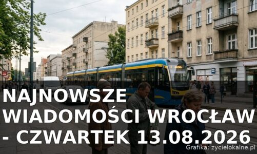 Najnowsze wiadomości Wrocław – Czwartek 13.08.2026