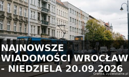 Najnowsze wiadomości Wrocław – Niedziela 20.09.2026