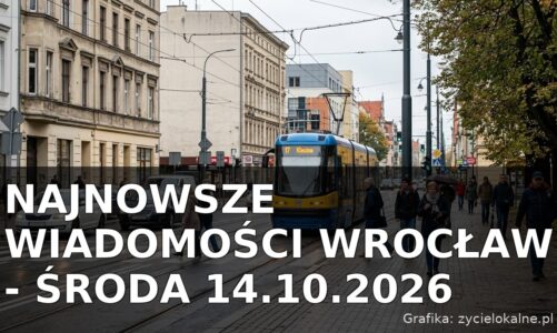 Najnowsze wiadomości Wrocław – Środa 14.10.2026